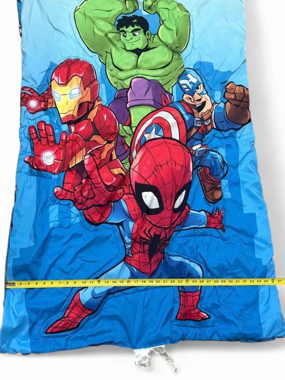 Marvel Avengers Kids Plush Blanket Comforter Spider-Man Hulk 30x55